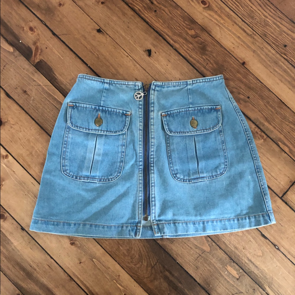 Vintage Moschino Jeans Denim miniskirt - sz 6